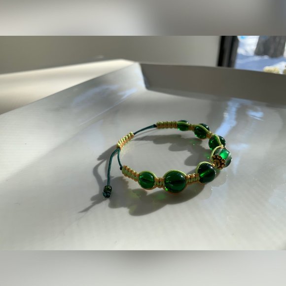 Swarovski Beaded Crochet Handmade Bracelet - Picture 3 of 4